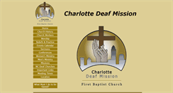 Desktop Screenshot of charlottedeafmission.org