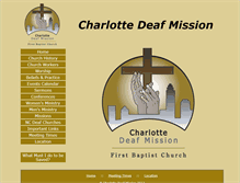 Tablet Screenshot of charlottedeafmission.org